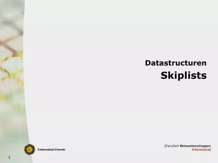 datastructuren skiplists