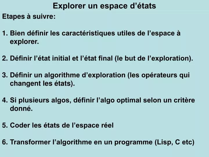 explorer un espace d tats