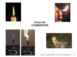 Cours de COMBUSTION - slide 1