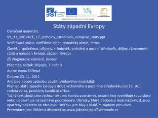 st ty z padn evropy