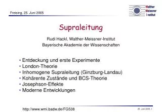 supraleitung