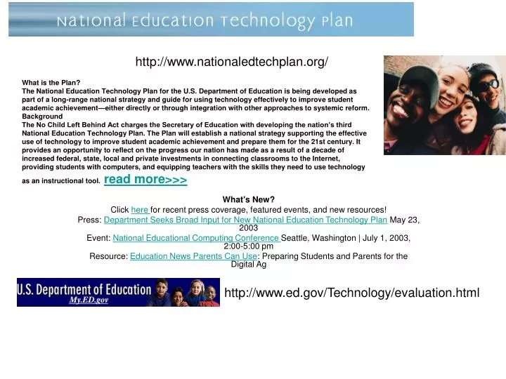 http www nationaledtechplan org