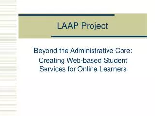 LAAP Project