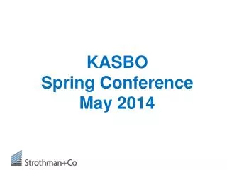 KASBO Spring Conference May 2014