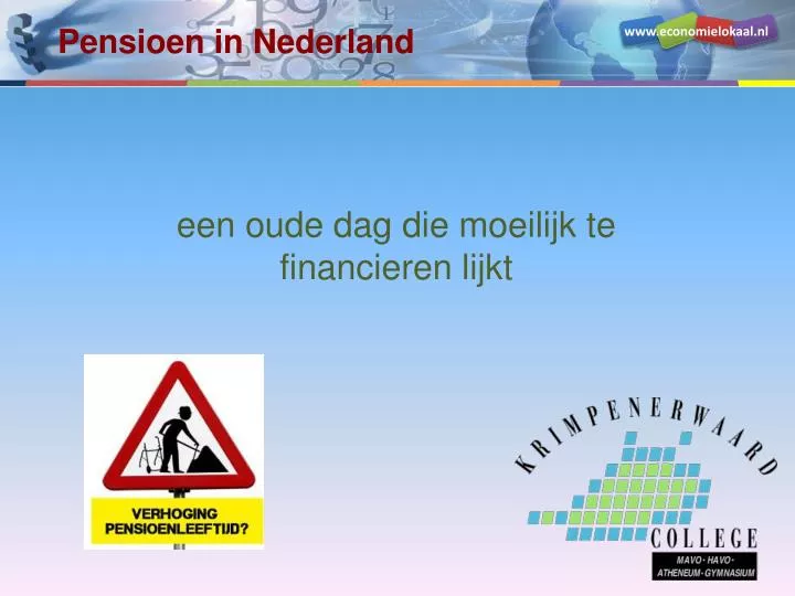 pensioen in nederland