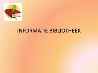 informatie bibliotheek