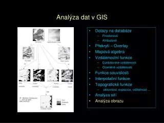 anal za dat v gis