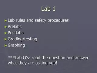 Lab 1