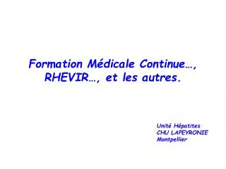 formation m dicale continue rhevir et les autres