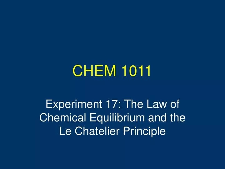 chem 1011