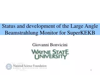 Status and development of the Large Angle Beamstrahlung Monitor for SuperKEKB