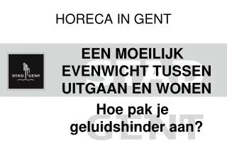 horeca in gent