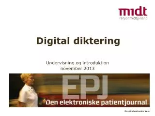 digital diktering