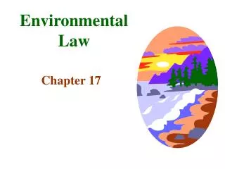 environmental law