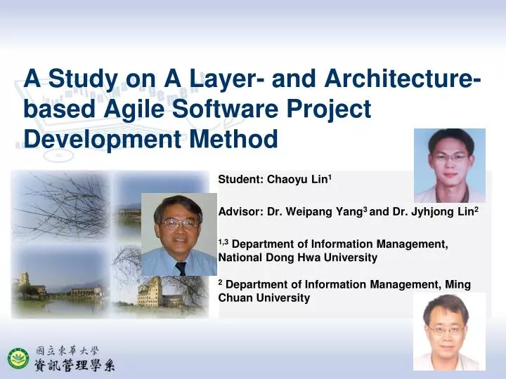 a study on a layer and architecture based agile software project development method