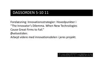 dagsorden 5 10 11