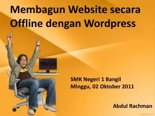 membagun website secara offline dengan wordpress