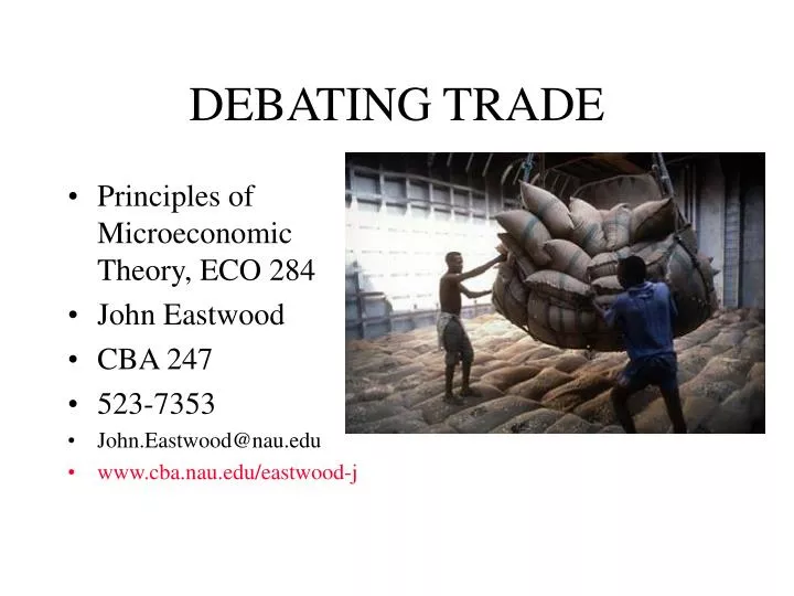 debating trade