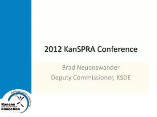 2012 KanSPRA Conference