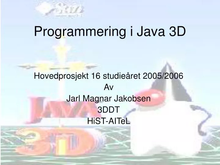 programmering i java 3d