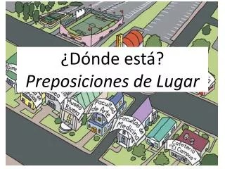 d nde est preposiciones de lugar