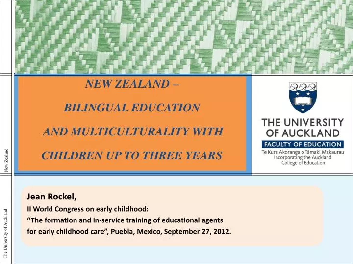 new zealand bilingual education and multiculturality with children up to three years