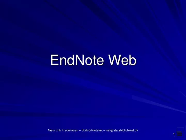 endnote web