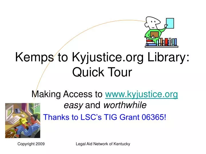 kemps to kyjustice org library quick tour