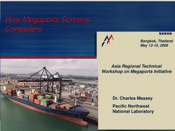 how megaports screens containers
