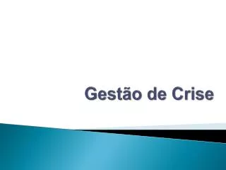 gest o de crise