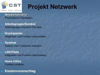 projekt netzwerk