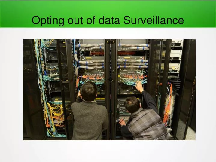 opting out of data surveillance