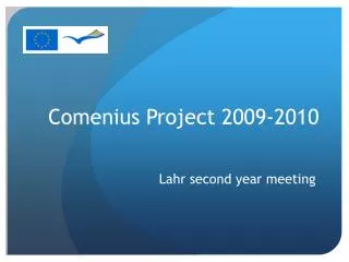Comenius Project 2009-2010