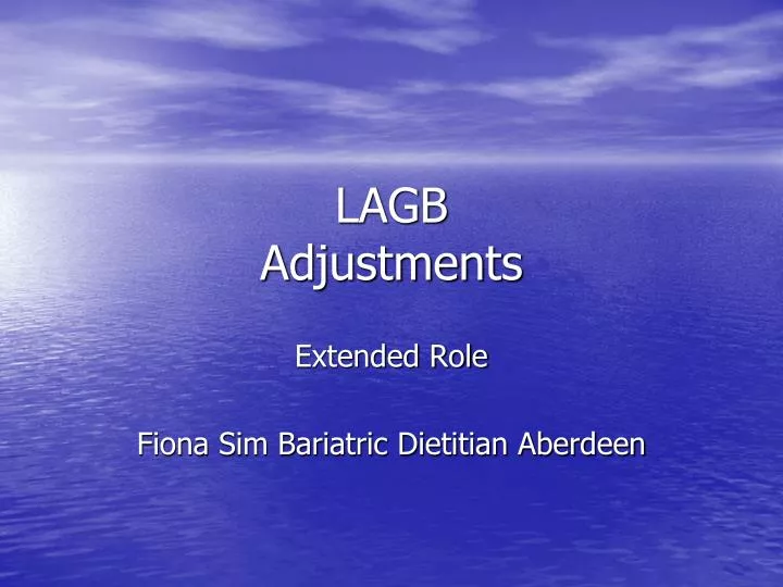 lagb adjustments