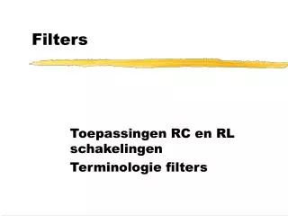 filters