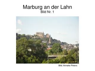 Marburg an der Lahn Bild Nr. 1