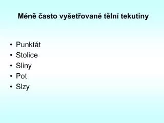 m n asto vy et ovan t ln tekutiny