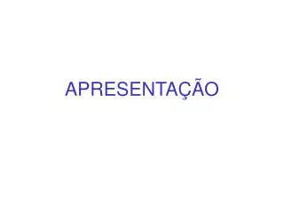 apresenta o