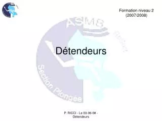 Détendeurs