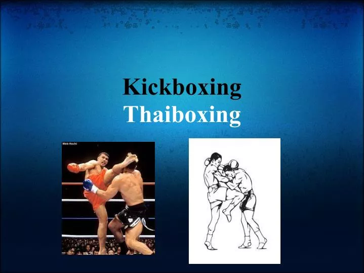 kickboxing thaiboxing