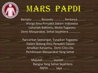 mars papdi