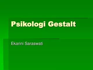 psikologi gestalt