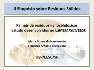 ii simp sio sobre res duos s lidos