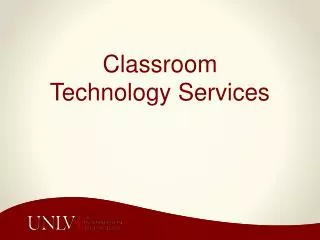 Classroom Technology Services