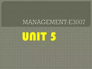 management e3007