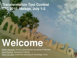Transformation Tool Contest TTC 2010, Malaga, July 1-2