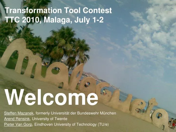 transformation tool contest ttc 2010 malaga july 1 2