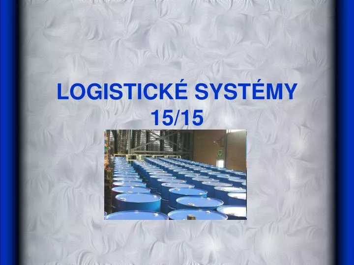 logistick syst my 15 15