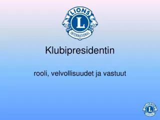 klubipresidentin