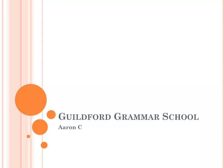 guildford grammar school